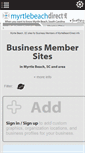 Mobile Screenshot of members.myrtlebeachdirect.info