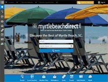 Tablet Screenshot of myrtlebeachdirect.info